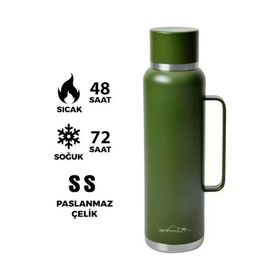 Campout NG-164 1500 ML Yeşil Çift Katmanlı Termos