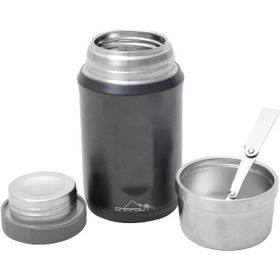 Campout NG 172-SY 600 ml Siyah Çift Katmanlı Yemek Termosu