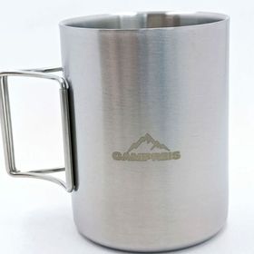 Campreis 400 ml Çift Kat Paslanmaz Çelik Kamp Bardağı Termos