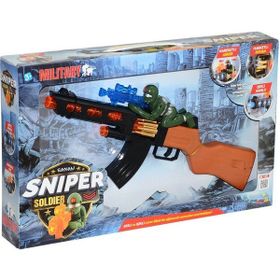 Can Ali Toys CNL-3801 Pilli Sesli ve Işıklı Sniper Tüfek