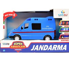 Can Ali Toys CNL 9999-2 Işıklı Sesli Pilli Jandarma Ekip Arabası