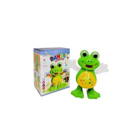 Can Ali Toys Pilli Işıklı Müzikli Danscı Kurbağa Oyuncak