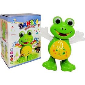 Can Ali Toys Pilli Işıklı Müzikli Danscı Kurbağa Oyuncak