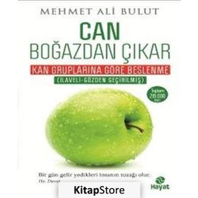 CAN BOĞAZDAN ÇIKAR KAN GRUPLARINA GÖRE BESLENME TABLOLU - MEHMET ALI BULUT