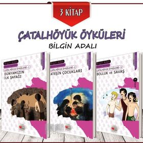 Can Çocuk Yayınları - Çatalhöyük Öyküleri Seti 3 Kitap - Bilgin Adalı