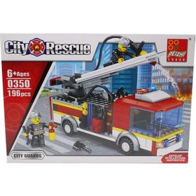 Can-Em Oyuncak 0350 196 Parça City Rescue İtfaiye Aracı Lego