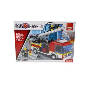 Can-Em Oyuncak 0350 196 Parça City Rescue İtfaiye Aracı Lego
