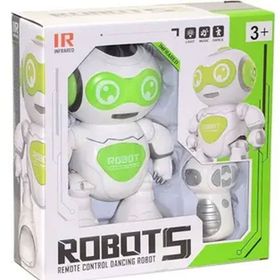 Can-Em Oyuncak Dans Eden Uzaktan Kumandalı Yeşil Robot