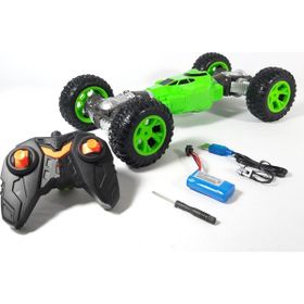 Can-Em Oyuncak Yeşil Uzaktan Kumandalı 4x4 Şarjlı Off Road Akrobatik Motor