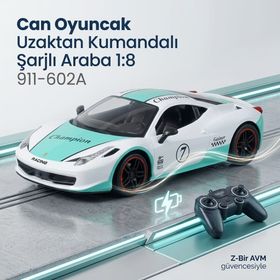 Can Oyuncak 1:8 911-602A Uzaktan Kumandalı Şarjlı Araba