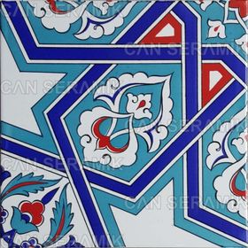 Can Seramik Cç72 Kütahya Çini 5'li 20x20 cm Karo
