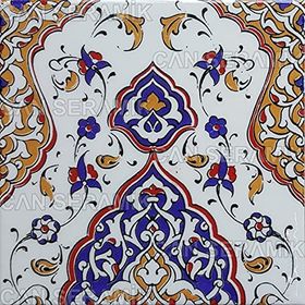 Can Seramik Cç79 Kütahya Çini 5'li 20x20 cm Karo