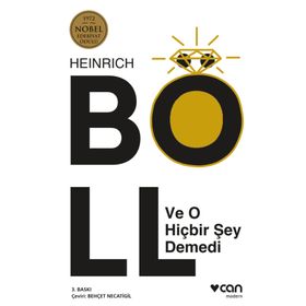 Can Yayınları Ve O Hiçbir Şey Demedi Kitabı