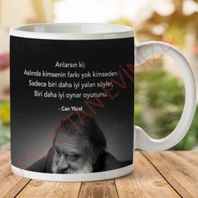 Can Yücel Anlarsın Ki Baskılı Kupa Bardak