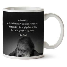 Can Yücel Anlarsın Ki Baskılı Kupa Bardak