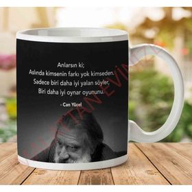 Can Yücel Anlarsın Ki Baskılı Kupa Bardak