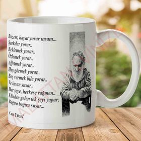 Can Yücel Yarar Baskılı Kupa Bardak