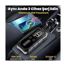 Canarino Groove F11 15800MAH 2000A Akü Takviye Cihazı Taşınabilir