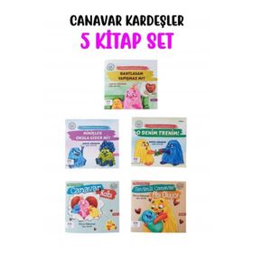 Canavar Kardeşler Serisi 5 Kitap Set - Merve Gülcemal