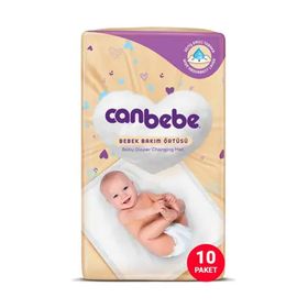 Canbebe 10x8'li 60x60 cm Bebek Bakım Örtüsü
