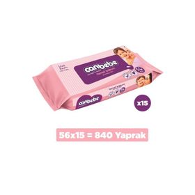 Canbebe 56x3'lü Set Islak Havlu
