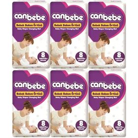 Canbebe Bebek 48 Adet 6x8 Alt Açma Örtüsü