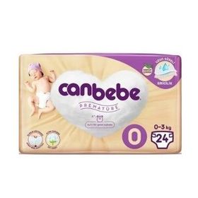 Canbebe No:0 Prematüre 24 Adet Bebek Bezi