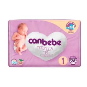 Canbebe No:1 Yenidoğan 28 Adet Bebek Bezi