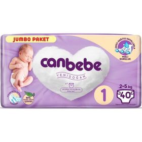 Canbebe No:1 Yenidoğan 40 Adet Bebek Bezi