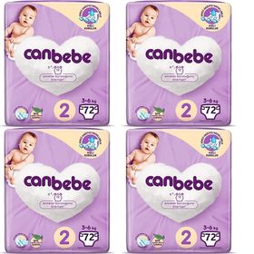Canbebe No:2 Mini 288 Adet Bebek Bezi