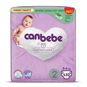 Canbebe No:2 Mini 432 Adet Bebek Bezi