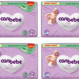 Canbebe No:3 Midi 224 Adet Bebek Bezi