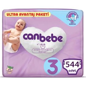 Canbebe No:3 Midi 544 Adet Bebek Bezi
