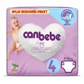 Canbebe No:4 Maxi 200 Adet Bebek Bezi