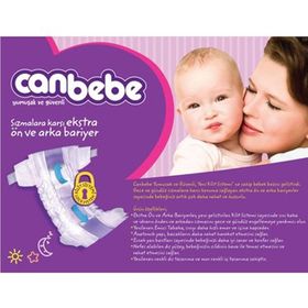 Canbebe No:4 Maxi 24 Adet Bebek Bezi