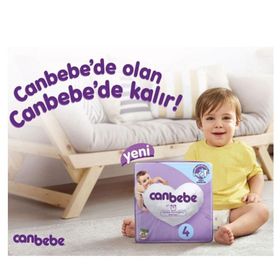 Canbebe No:4 Maxi 360 Adet Bebek Bezi