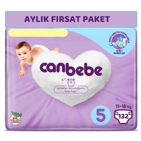 Canbebe No:5 Junior 132 Adet Bebek Bezi