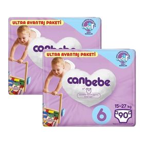 Canbebe No:6 XLarge 180 Adet Bebek Bezi