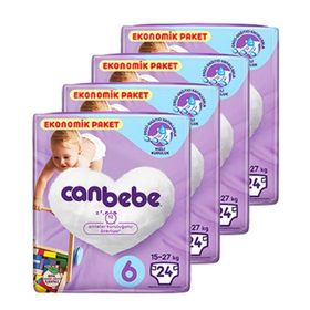 Canbebe No:6 XLarge 96 Adet Bebek Bezi