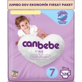 Canbebe No:7 XXLarge 128 Adet Bebek Bezi