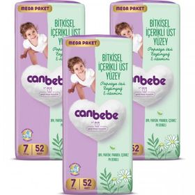 Canbebe No:7 XXLarge 156 Adet Bebek Bezi