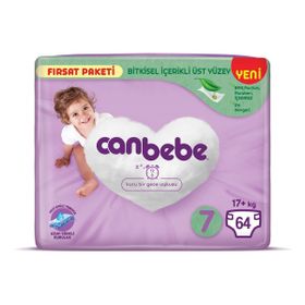 Canbebe No:7 XXLarge 56 Adet Bebek Bezi