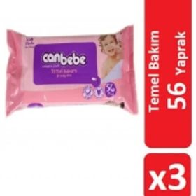 Canbebe Temel Bakım 3x56 Adet Islak Mendil