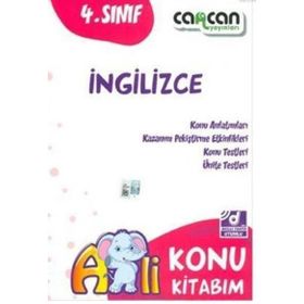 Cancan Yayınları 4. Sınıf Ingilizce Konu Kitabı