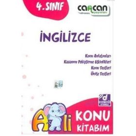Cancan Yayınları 4. Sınıf Ingilizce Konu Kitabı