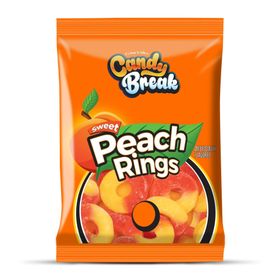 Candy Break 113 gr Peach Rings Şeftali Aromalı Yumuşak Şeker