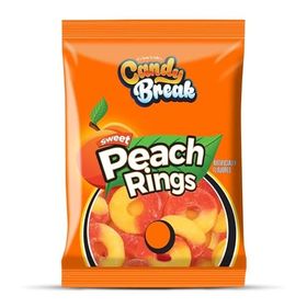 Candy Break 113 gr Peach Rings Şeftali Aromalı Yumuşak Şeker