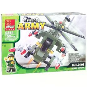 Canem Oyuncak 0354 159 Parça 6+ Askeri Helikopter Blok Seti