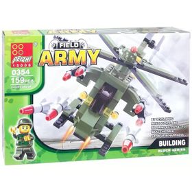 Canem Oyuncak 0354 159 Parça 6+ Askeri Helikopter Blok Seti