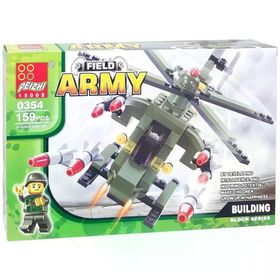Canem Oyuncak 0354 159 Parça 6+ Askeri Helikopter Blok Seti
